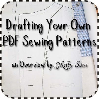 Drafting Your Own PDF Sewing Patterns – An Overview Melly Sews, Sewing 101, Short Courses, Kleidung Diy, Techniques Couture, Drafting Patterns, Pattern Drafting, Sewing Projects For Beginners, Sewing Skills