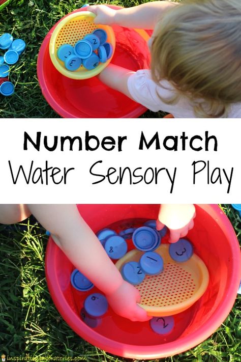 Head outside with this fun water sensory activity that practices number… Math Water Activities Preschool, Water Activities Preschool, Sentra Persiapan, Water Sensory Play, Water Activities For Kids, Preschool Outdoor Activities, Kids Math Activities, Math Activities For Toddlers, Water Play Preschool