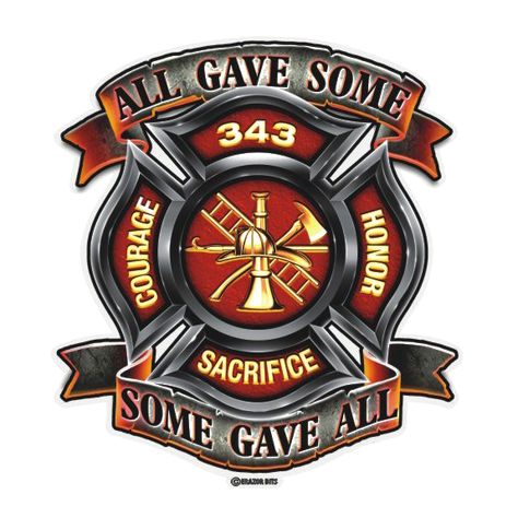 Firefighter Decals, Fire Fighter Tattoos, American Firefighter, Firefighter Art, Some Gave All, Reflective Decals, Patriotic Art, 3d Cnc, Garage Art