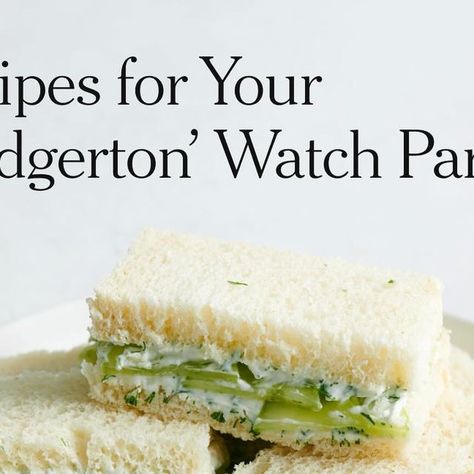 The New York Times on Instagram: "Dearest Gentle Reader, If you’re swooning over “Bridgerton,” these recipes are for you. - The Old Gray Lady  Tap the link in our bio to get everything you need for the perfect English watch party, from classic scones and cucumber sandwiches to frozen Pimm’s cups and heart-shaped whole-wheat crumpets." Bridgerton Watch Party, Bridgerton Recipes, Classic Scones, Bridgerton Party, 2024 Recipes, Perfect English, Cucumber Sandwiches, Party Trends, Crumpets