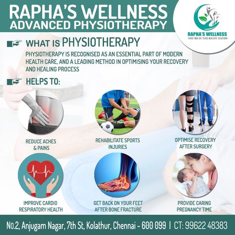 WHAT IS PHYSIOTHERAPY⁉️ For Appointments - 📞 99622 48383 #whatisphysiotheraphy #physio #doorstepphysiotherapy #staysafe #staypainfree #raphasphysio #advancedphysiotherapy #PhysiotherapyTreatment #physioclinicinkolathur #physiotherapisti #ortho #physioandrehab #physioclinic #chennai #wellnesscentre #reducebackpain #Physiotherapyclinic #improvecardid #recovery Physiotherapy Clinic, After Surgery, Healing Process, Pain Free, Chennai, Back Pain, Surgery, Cardio, Health Care