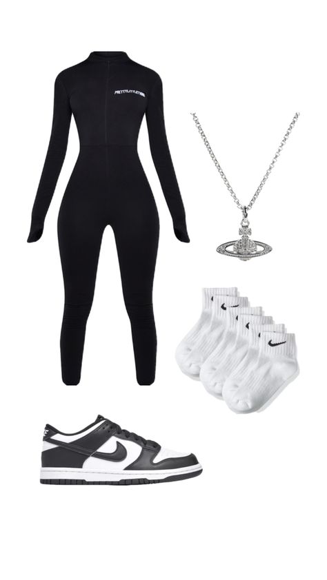 #plt #prettylittlething #outfit #outfitinspo Plt Jumpsuit, Chav Outfits, Teen Swag Outfits, Cute Nike Outfits, Trendy Outfits For Teens, Cute Lazy Day Outfits, Jumpsuit Outfit, Cute Comfy Outfits, Simple Trendy Outfits