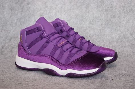 Jordan 11 Purple, Best Jordan Shoes, Nike Shoes For Sale, Air Jordan 12 Retro, Nike Kyrie, Cheap Nikes, Air Jordan 11, Newest Jordans, Purple Velvet