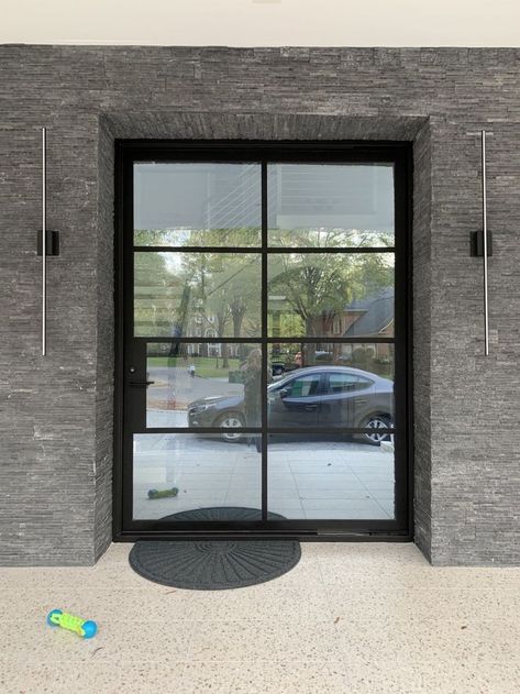 Custom Door, Iron Door, Steel Door, Pivot Door, Oversized Door, Modern Design, Luxury Home, New Construction, Clear Glass, LowE Glass, Front Door, Front Entry Iron Steel, Pivot Doors, Doors, Modern Design, Design