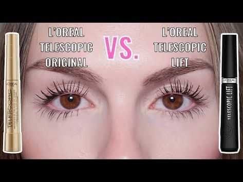 L'OREAL TELESCOPIC LIFT MASCARA VS. ORIGINAL | 8-HOUR WEAR TEST & REVIEW | MASCARA COMPARISON 2024 - YouTube Different Mascara, Telescopic Lift Mascara, Loreal Telescopic, Mascara Telescopic, Buy Makeup, Mascara Waterproof, Makeup To Buy, L Oreal, How To Find Out