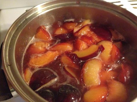 simple stewed plum recipe Stewed Plums, Plum Syrup, Stewed Fruit, Fruit Recipe, Plum Recipes, Warm Desserts, Fruit Crumble, Sweet Fruit, Different Fruits