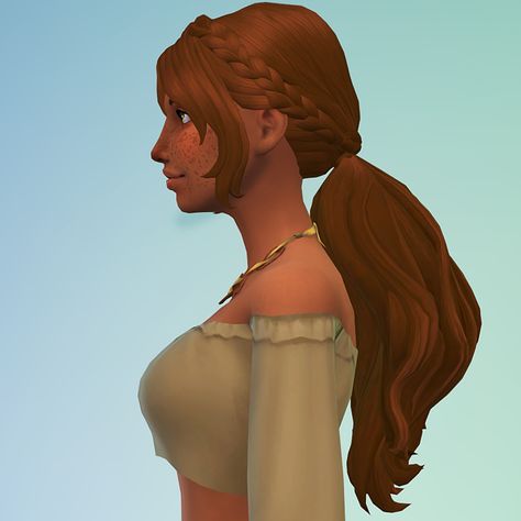 Cc Shopping, Bangs Ponytail, Cc Hair, Harvest Moon, Ts4 Cc, No Ads, Ponytail Hairstyles, Hairstyles With Bangs, Sims 4