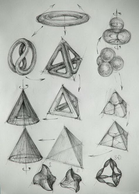 Geometric Shapes Drawing, Station Essence, Geometric Volume, Sculpture Inspiration, Sphere Design, Architecture Drawing Sketchbooks, African Inspired Decor, Interior Architecture Drawing, Geometric Design Art