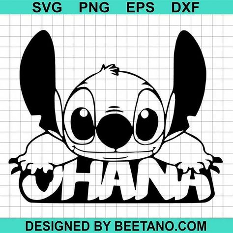 Ohana Means Family Svg, Lilo And Stitch Svg, Free Cricut Images, Stitch Coloring, Iron On Cricut, Disney Png, Stitch Svg, Stitch Coloring Pages, Cricut Projects Easy