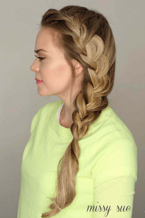 Side French Braid Missy Sue Hair, Front French Braids, Side French Braid, French Braid Styles, Side French Braids, Super Easy Hairstyles, Dutch Braid Hairstyles, Try On Hairstyles, French Braid Hairstyles