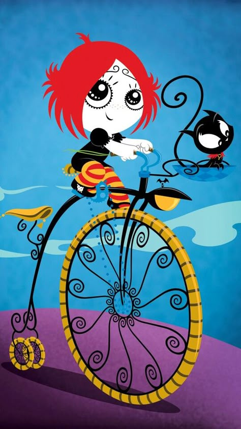 Ruby Gloom Ruby Gloom Official Art, Spooky Characters, Scary Bat, Ruby Gloom, Gothic Fantasy Art, I Want To Ride My Bicycle, Disney Princess Pictures, Apple Iphone 5, Iphone 5c