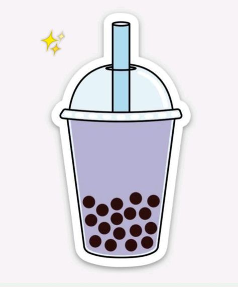 🥛 lechita de uva 🍇😋!!! Cute Bubble Tea Stickers, Boba Tea Aesthetic Sticker, Boba Sticker Printable, Boba Stickers Aesthetic, Bubble Tea Drawing Simple, How To Draw Cute Stickers, Boba Drawing Simple, Cute Stickers Simple, Purple Cute Stickers