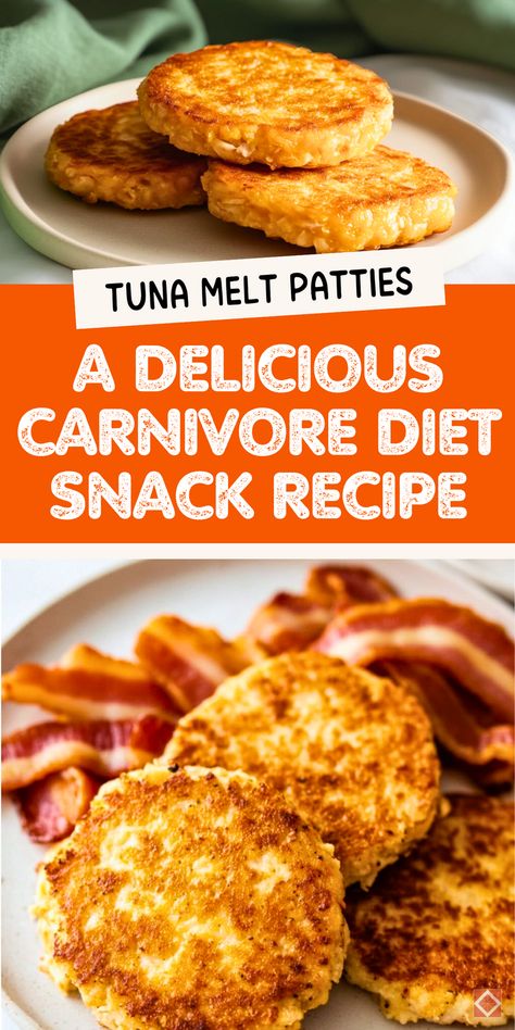 Low Carb Recipes Simple, Carnivore Tuna Cakes, Carnivore Tuna Patties, No Carb Recipes Easy, Carnivore Treats Recipes, Carnivore Diet Vegetables, Carnivore Sauces Recipes, Carnivore Tuna Recipe, Keto Simple Recipes