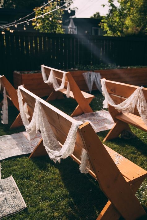 Small-backyard-summer-wedding-in-Alberta Backyard Deck Wedding, Deck Wedding, Backyard Summer, Small Weddings, Engagement Locations, Backyard Deck, Big Wedding, Photography Branding, Small Wedding