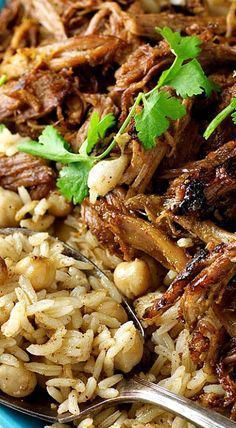 Shredded Lamb, Arabisk Mat, Pilaf Rice, Arabisk Mad, Middle East Food, Middle East Recipes, Lamb Dishes, Middle Eastern Dishes, Recipetin Eats