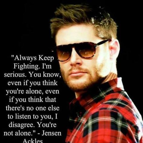 I Will Always Keep Fighting ❤️❤️ Jensen Ackles Supernatural, Jensen And Misha, Supernatural Wallpaper, Supernatural Jensen, Supernatural Pictures, Supernatural Quotes, Supernatural Tv Show, Winchester Boys, Supernatural Memes