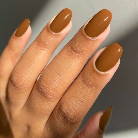 Express Your Style with Fall Nail Inspirations, Fall Nails Inspo , Fall Nail Trends , Fall Nail Acrylic Caramel Nails Color, Caramel Nails, Mint Green Nail Polish, Mood Nail Polish, Deer Nails, Mint Green Nails, Thermal Nail Polish, Thermal Nails, Tawny Brown