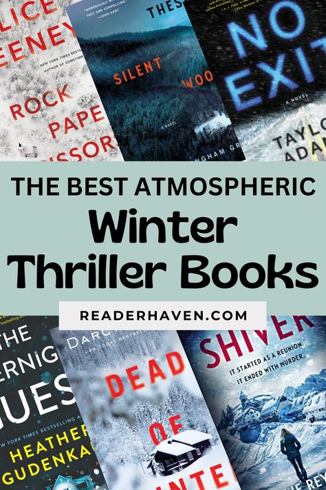 As a big fan of thriller novels, I’ve come across some great reads that would be especially perfect for the winter season! Below, I’ve put together a list of the best thrillers set during winter, with a chilly atmosphere, snowy setting, or other winter-related aspects. Ideal winter reads for cozying up with by the fire! Mystery Novels Thrillers, Winter Thriller Books, Thriller Book Recommendations, Best Psychological Thrillers Books, Best Thriller Books, Winter Cabins, Good Thriller Books, Best Mystery Books, Cozy Mystery Books