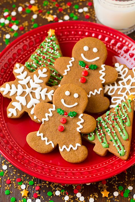 Gingerbread Cookies | Cooking Classy Cookie Exchange Recipes, Gingerbread Cookies Decorated, Christmas Gingerbread Cookies, Ginger Bread Cookies Recipe, Gingerbread Recipe, Gingerbread Man Cookies, Dekor Diy, Xmas Cookies, Cooking Classy