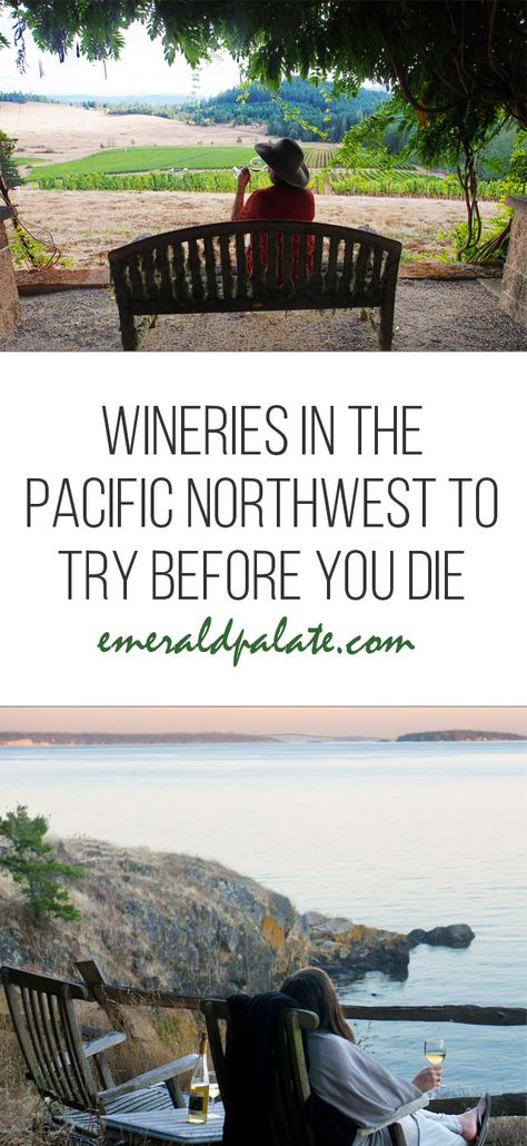 Looking for the best Pacific Northwest wineries? A Seattle-based food and wine writer lists out their bucket list of must try Washington and Oregon wine country tasting rooms, vineyards, and wineries. #pnwwineries #pnwwine #pacificnorthwestwineries #washingtonwine #washingtonwinecountry #washingtonwineries #oregonwine #oregonwinecountry #oregonwineries #willamettevalley #wallawalla #yakimavalley #lakechelanwineries #gorgewineries #columbiarivergorge Wineries Near Seattle, Seattle Wineries, Ocean Shores Washington, Washington Wineries, Washington Wine Country, Washington Road Trip, Woodinville Washington, Port Angeles Washington, Oregon Wineries