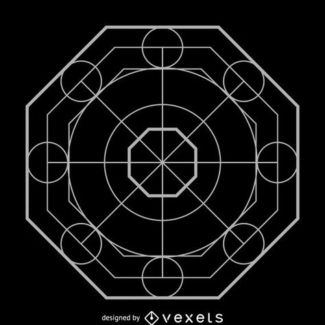 Complex octagon sacred geometry design #AD , #AFFILIATE, #Affiliate, #octagon, #design, #geometry, #Complex Brewery Interior, Octagon Design, Sacred Geometry Design, Geometry Design, Shape Posters, Geometric Drawing, Octagon Shape, Gray Tones, Geometry Art