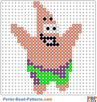 Perler Bead Ideas, Sponge Bob, Transparent Image, Bead Ideas, Bead Pattern, Perler Bead Patterns, Perler Bead, Bead Patterns, Dots Pattern