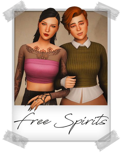 Freest girlies in town. Available to download on the gallery (mortanko). Don’t forget to toggle CC switch on before searching! More of my makeovers here. — ꕤ Maaike ꕤ Skin | Skin details | Skin... Sims 4 Townie Makeover, Blush Lipstick, Skin Details, Skirt Socks, Sims 4 Mods, Sims 3, Nose Piercing, Sweater Skirt, Free Spirit