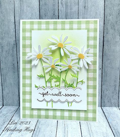 Amaryllis Christmas, Papertrey Ink Cards, Daisy Cards, Christmas Sentiments, Christmas Stencils, Card Making Tips, Sending Hugs, Card Making Kits, Spring Cards