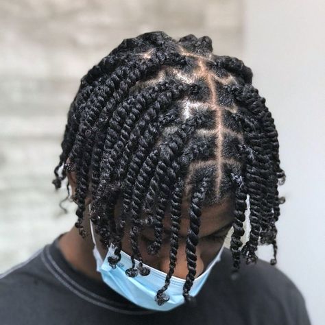 Twist Hairstyles For Men, Twist Hair Men, Two Strand Twist Hairstyles, Mens Twists Hairstyles, Hair Twists Black, Natural Hair Men, Cornrow Hairstyles For Men, Short Twists, Dreadlock Hairstyles For Men