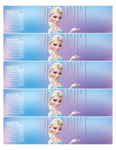 Frozen+Water+Bottle+Labels+Free Free Frozen Invitations, Frozen Water Bottle, Water Bottle Labels Free, Frozen Free, Frozen Printables, Elsa Birthday Party, Frozen Party Decorations, Frozen Invitations, Disney Frozen Birthday Party