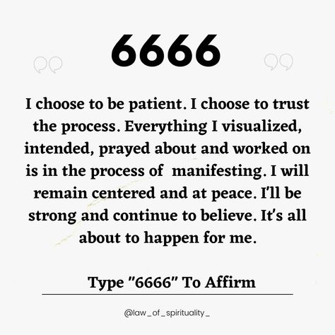 6666 Angel Number, Numerology Life Path, Positive Energy Quotes, Attraction Manifestation, Angel Number Meanings, Gratitude Affirmations, Affirmations For Happiness, Number Meanings, Manifest Your Dreams