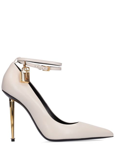 Tom Ford Tom Ford Heels, White Toms, Collection Of Shoes, Ankle Strap Pumps, Strap Pumps, My Beauty, My Shoes, Lookbook Outfits, Leather Pumps