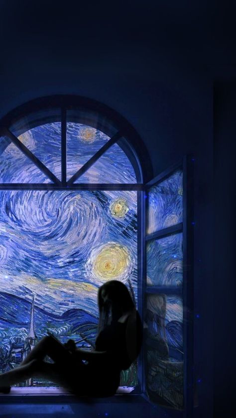 We Bare Bears Wallpapers, Butterfly Wallpaper Backgrounds, Instagram Photo Frame, Arte Van Gogh, Galaxy Painting, Van Gogh Art, Starry Night Van Gogh, Amazing Art Painting, Aesthetic Instagram Theme