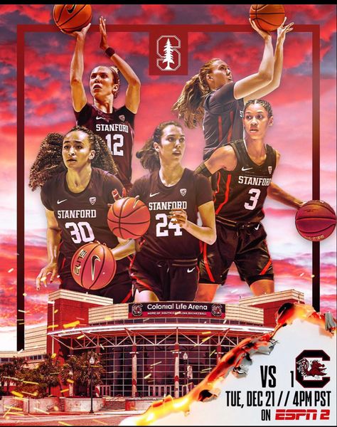 Stanford Basketball, Stanford Womens Basketball, Colonial Life, High School Sports, Stanford University, Sports Stars, School Sports, Womens Basketball, South Carolina