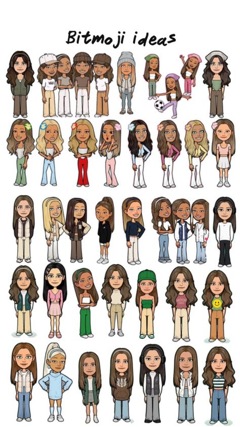 Bitmoji Face, Draw Flamingo, Christmas Bitmoji Outfits, Preppy Bitmoji, Cute Bitmoji, Matching Bitmojis, Pretty Bitmoji Ideas, Bitmoji Inspo, Snapchat Outfits