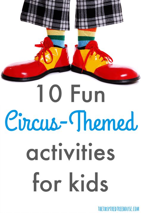 Circus Activities For Elementary, Circus Theme Spirit Week, Circus Theme For Classroom, Circus Theme Classroom Activities, Circus Party Activities, Circus Games Preschool, Circus Classroom Activities, Circus Camp Activities, Under The Big Top Theme Preschool