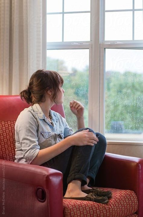 Looking Out Rainy Window, Pose Art Reference, Window Reference, Come Home To Yourself, Looking Out Window, Rainy Window, Gesture Drawing Poses, Pose Art, Hands On Face