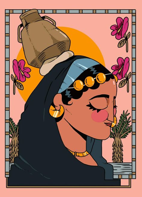 Old Egyptian Posters, Twins Cartoon, Egyptian Art Drawing, Egyptian Design Pattern, Egyptian Poster, Punisher Artwork, Boho Art Painting, Character Design Concept Art, Pixel Art Tutorial