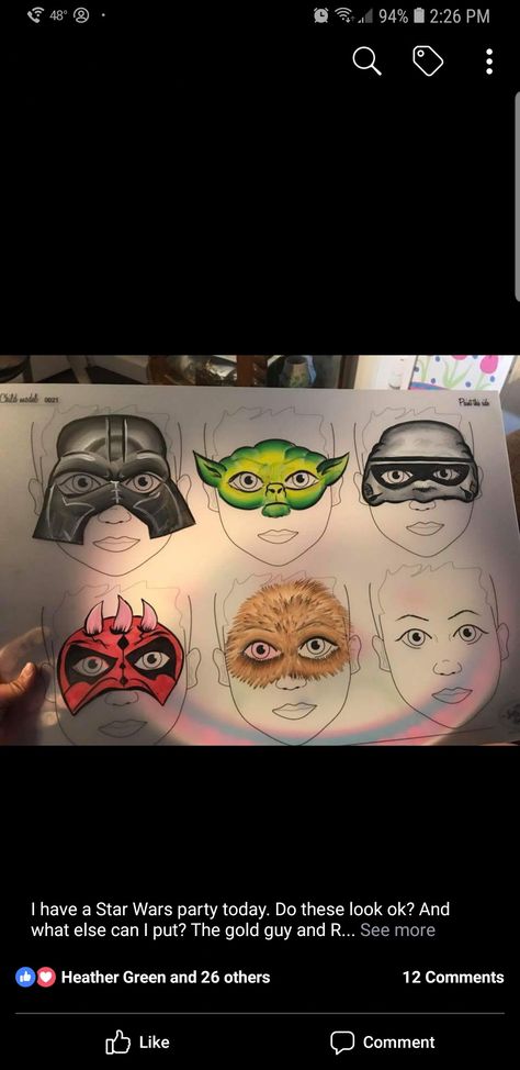 Star Wars Face Painting, Living Room Wood Trim, Painting Christmas Trees, Star Wars Makeup, Face Painting For Boys, Ideas For Painting, Star Wars Painting, Painting Face, Painting Christmas