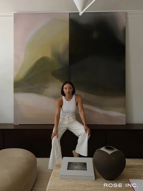 An Interview with Kristen Giorgi – Rose Inc. Carola Kastman, Christopher Wool, Fashion Design Inspiration, Rose Inc, Interior Boho, Tableau Art, In The Studio, Abstract Styles, Interior Art