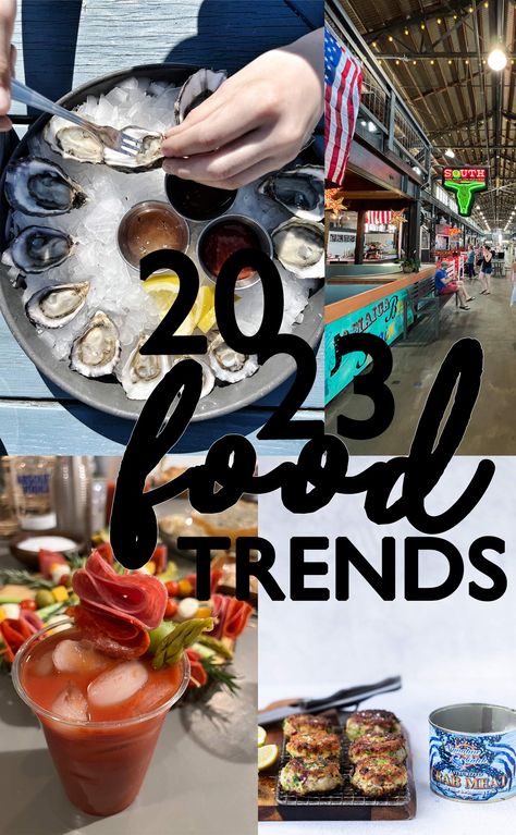 Trending Meals 2023, Trending Restaurant Food, 2023 Appetizer Trends, Food Trend 2023, Restaurant Trends 2023, Food Photography Trends 2023, Baking Trends 2023, Trendy Desserts 2023, Trending Food 2023