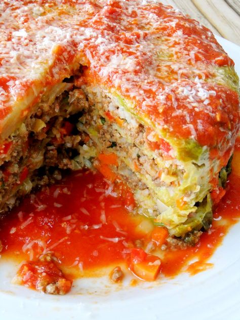 Stuffed Cabbage Cake - Proud Italian Cook Cake Recipes Healthy, Recipes Healthy Clean Eating, Easy Healthy Ideas, Easy Cabbage Recipes, Cabbage Recipes Healthy, Cabbage Roll Soup, Stuffed Cabbage, Cake Easy, Best Cake