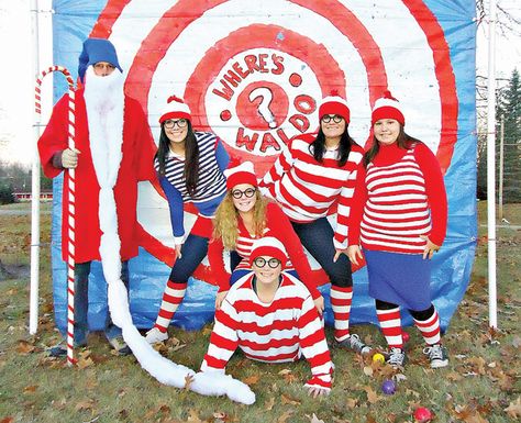 Trunk Or Treat Wheres Waldo, Where Is Waldo Trunk Or Treat, Wheres Waldo Trunk Or Treat Ideas, Where's Waldo Trunk Or Treat, Trunk Or Treat Costume Ideas, Where’s Waldo Trunk Or Treat Ideas, Wheres Waldo Group Costumes, Trunk Or Treat Where’s Waldo, Where’s Waldo Family Costume