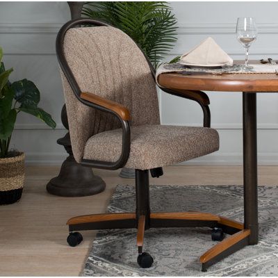 Caster Chairs, Low Pile Carpet, Chair Types, Upholstered Fabric, Upholstered Arm Chair, Casual Dining, Kitchen & Dining Chairs, Upholstered Dining Chairs, Room Chairs