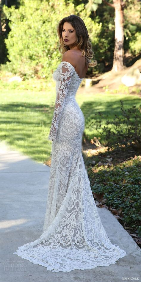 Glamorous Lifestyle, Sheath Wedding Dress Lace, Robes Glamour, Wedding Dresses 2018, A Wedding Dress, Wedding Dress Trends, Fall Wedding Dresses, Long Sleeve Wedding, Wedding Dress Inspiration