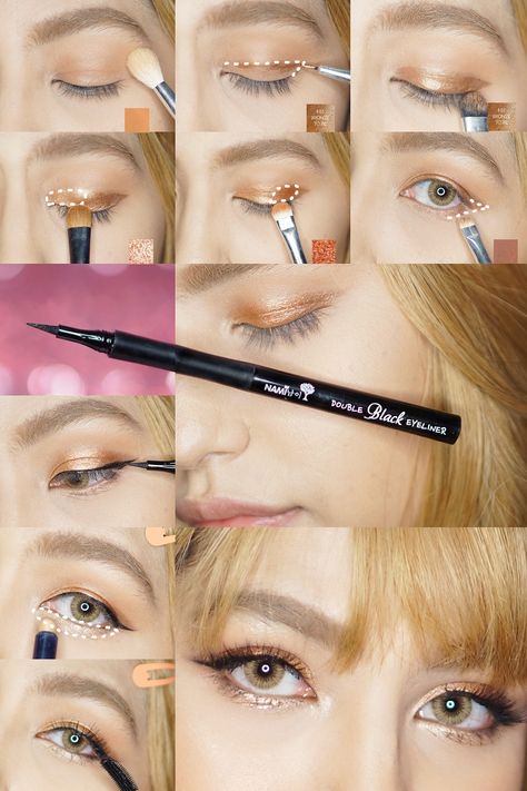 How to | Lisa Blackpink Makeup Look |By Ladylilac-J Lisa Blackpink Makeup Look, Blackpink Makeup Look, Lisa Blackpink Makeup, Blackpink Makeup, Korean Makeup Tips, Korean Makeup Look, Korean Makeup Tutorials, Korean Eye Makeup, Trendy Makeup