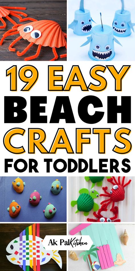 Dive into fun with beach crafts for toddlers. Discover easy beach craft ideas, from simple seashell crafts to ocean craft projects that spark joy and learning. Engage your toddler with sensory beach crafts, using materials like sand and recycled items for eco-friendly summer arts and crafts. Ideal for summer activities or educational ocean crafts, these summer craft ideas are sure to make a splash. Explore our DIY toddler beach art projects for creative family memories by the sea. Crafts For The Beach, Breaker Rock Beach Vbs 2024 Preschool Crafts, Easy Beach Crafts For Kids, Summer Activities For Preschoolers Art Craft Ideas, Beach Crafts For Teens, Beach Art For Toddlers, Beach Theme Crafts Preschool, Kids Beach Crafts, Beach Art Projects For Kids