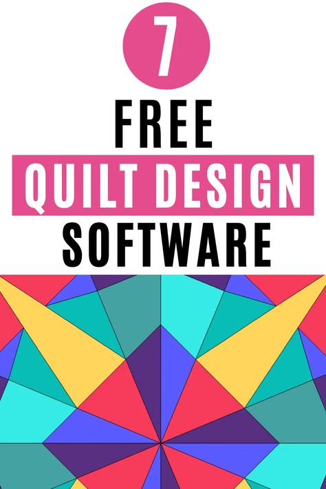 7 Best FREE Quilt Design Software For Beautiful Creations Quilting Software, Fabric Patterns Design, Program Ideas, Quilt Design, Quilting For Beginners, Free Quilting, Quilting Tips, Sewing Pattern Design, Quilting Tutorials