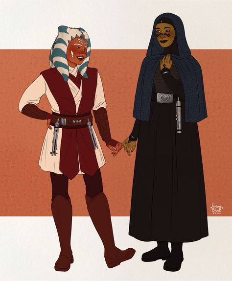 Ahsoka And Barriss, Good Soldiers Follow Orders, Imperial Star Wars, Star Killer, Jedi Council, Friends Clothing, Cute Star Wars, Star Wars Couples, Star Artwork