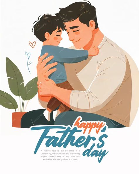 Fathers Day Social Media Post, Happy Fathers Day Greetings, Happy Woman Day, Father's Day Greetings, Happy Woman, Books For Self Improvement, Psd Template Free, Stationery Templates, Business Card Maker